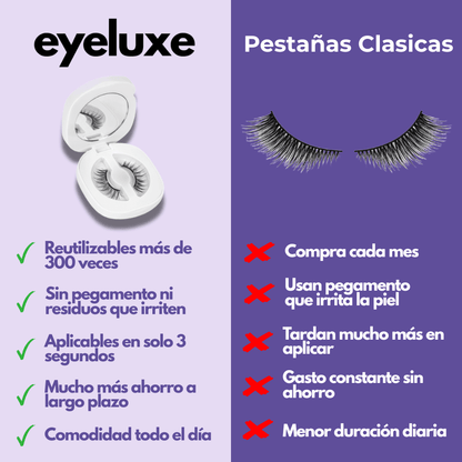 Pestañas Magnéticas Reutilizables - EyeLuxe - EyeLuxe